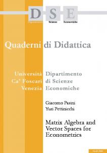 Quaderni di Didattica - Ca' Foscari