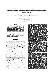 Qualitative Spatial Reasoning on Three-Dimensional Orientation Point