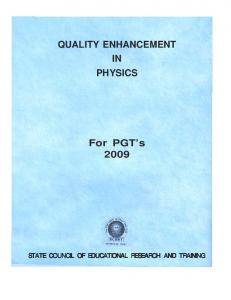 Quality improvement In Physics - Delhi