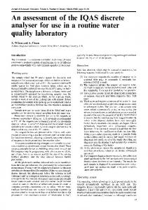 quality laboratory - CiteSeerX