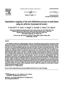 Quantitative mapping of the soil rubification process on sand dunes ...