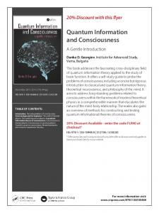 Quantum Information and Consciousness