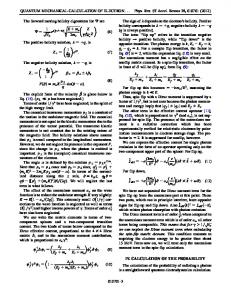 Quantum mechanical calculation of electron spin flip in a ...www.researchgate.net › publication › fulltext › Quantum-