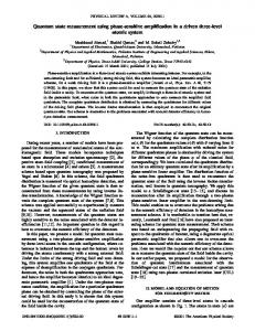 Quantum state measurement using phase