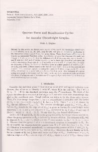 Quarter-T\rrns and Hamiltonian Cycles