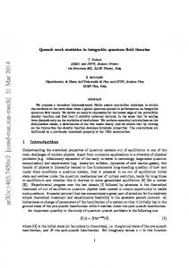 Quench work statistics in integrable quantum field theories