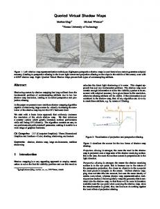 Queried Virtual Shadow Maps - CiteSeerX