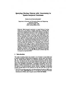 Querying Moving Objects with Uncertainty in ... - Semantic Scholar