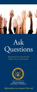 Questions You Should Ask About Your Investments - Securities and ...