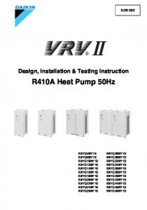 R410A Heat Pump 50Hz