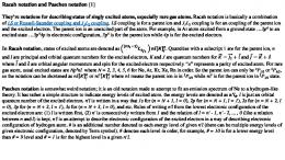 Racah notation and Paschen notation