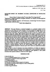 RADIATION EFFECT ON TRANSIENT NATURAL