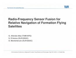 Radio-Frequency Sensor Fusion for Relative Navigation of ...