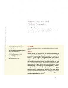 Radiocarbon and Soil Carbon Dynamics