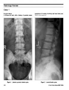 Radiology Review Case 1