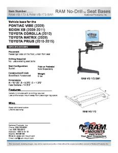 RAM-VB-173-SW1 - RAM Mounts