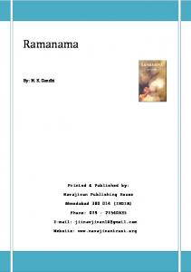 Ramanama, by M.K. Gandhi