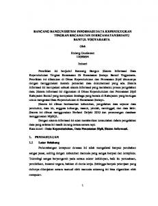 RANCANG BANGUN SISTEM INFORMASI DATA ...