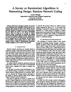 Random Network Coding