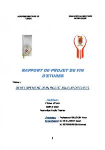 RAPPORT DE PROJET DE FIN D'ETUDES - ERM