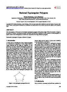 Rational Equiangular Polygons