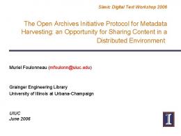 Rationale for Interoperable Metadata