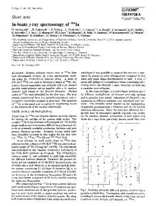 ray spectroscopy of - Springer Link