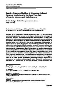 Reactive Transport Modeling of Subaqueous ... - Semantic Scholar