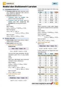 Reaksi dan Stoikiometri Larutan - materi78