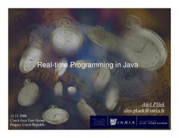 Real-time Programming in Java