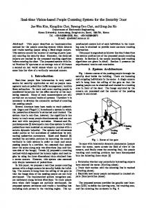 Real-time Vision-based People Counting System for the ... - CiteSeerX