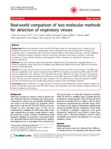 Real-world comparison of two molecular methods for ... - Springer Link