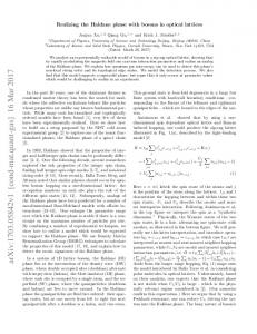 Realizing the Haldane Phase with Bosons in Optical Lattices