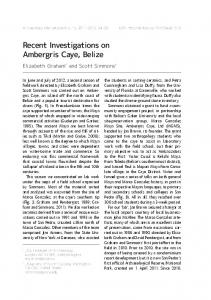 Recent Investigations on Ambergris Caye, Belize - Archaeology ...