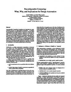 Reconfigurable Computing - Caltech GPS