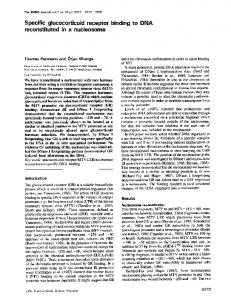 reconstituted in a nucleosome - Europe PMC