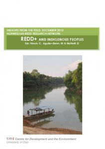 redd+ and indigenous peoples