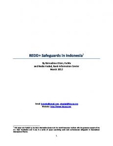 REDD+ Safeguards in Indonesia