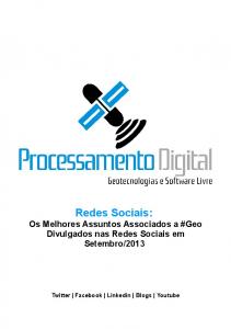 Redes Sociais: - Processamento Digital