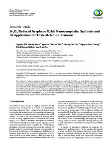 Reduced Graphene Oxide Nanocomposite