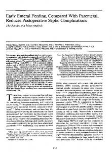 Reduces Postoperative Septic Complications - NCBI