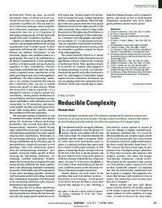 Reducible Complexity