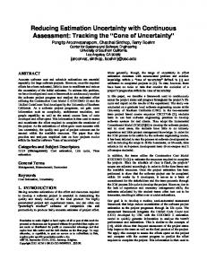 Reducing Estimation Uncertainty with Continuous ...