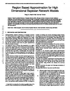 Region Based Approximation for High Dimensional Bayesian