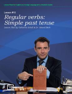 Regular verbs: Simple past tense - Voice of America