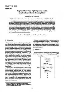 Regulated Point Mass Flight Dynamics Model for a Nonlinear Aircraft ...