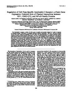 Regulation of cell-type-specific interleukin-2 receptor alpha-chain ...