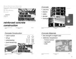 reinforced concrete construction