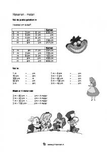 Rekenen - meten - Schakelleimuiden.nl
