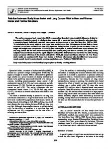 Relation between Body Mass Index and Lung